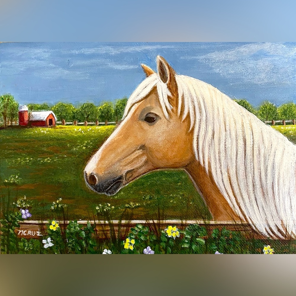 Hand Crafted Art - Palomino Beauty